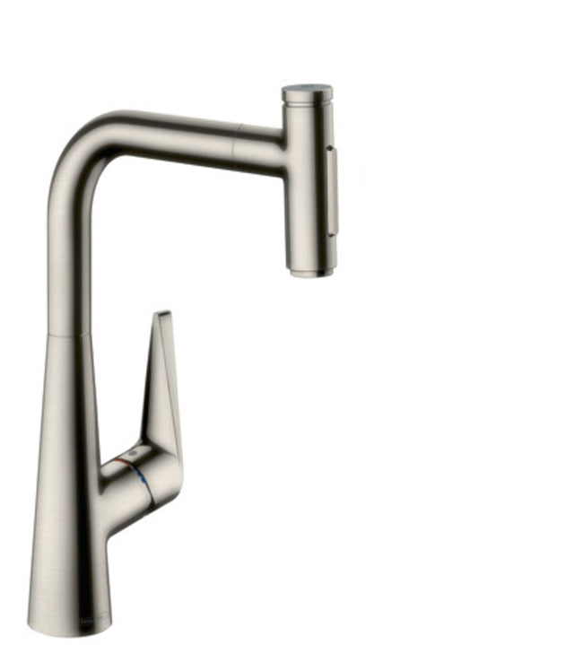 Hansgrohe HG Spültischmischer 300 Talis Select M51 Ausziehbrause 2jet edelstahl-optik, 72823800