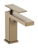 Hansgrohe HG Tecturis E Einhebel-Waschtischmischer 110 CoolStart EcoSmart+ mit Zugstangen-Ablaufgarnitur Brushed Bronze, 73014140