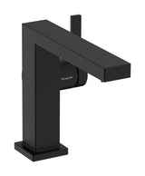 Hansgrohe HG Tecturis E Einhebel-Waschtischmischer 110 Fine CoolStart EcoSmart+ mit Zugstangen-Ablaufgarnitur Mattschwarz, 73023670