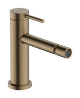 hansgrohe Tecturis S Einhebel-Bidetmischer mit Zugstangen-Ablaufgarnitur Brushed Bronze, 73201140