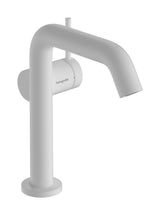 hansgrohe Tecturis S Einhebel-Waschtischmischer 150 Fine CoolStart EcoSmart+ ohne Ablaufgarnitur Mattweiß, 73341700