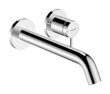 hansgrohe Tecturis S Einhebel-Waschtischmischer Unterputz für Wandmontage EcoSmart+ mit Auslauf 22,5 cm Chrom, 73351000
