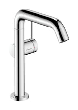 Hansgrohe HG Tecturis S Einhebel-Waschtischmischer 210 Fine CoolStart mit Schwenkauslauf und Push-Open Ablaufgarnitur Chrom, 73364000