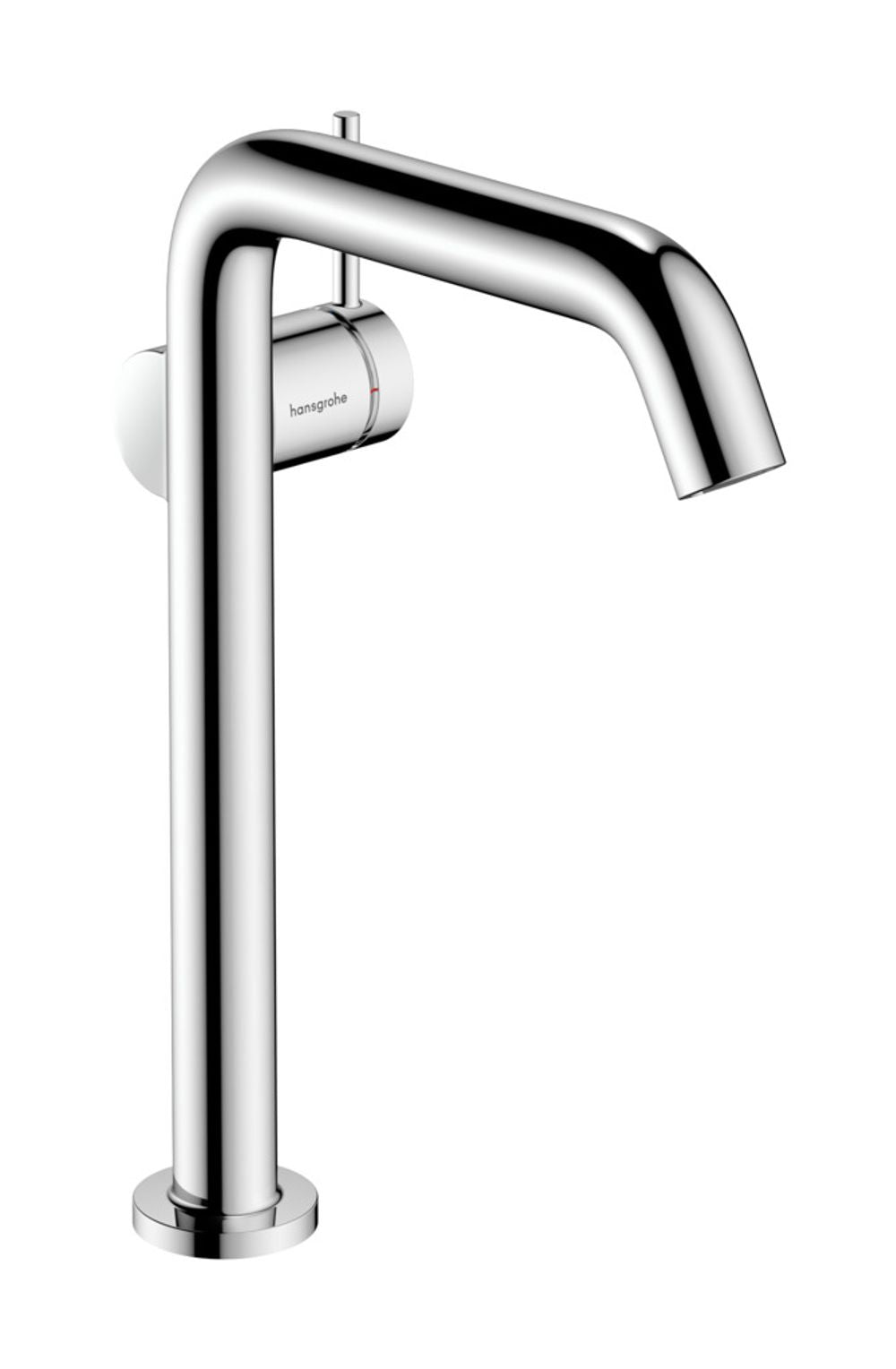 hansgrohe Tecturis S Einhebel-Waschtischmischer 240 Fine CoolStart EcoSmart+ für Aufsatzwaschtische mit Push-Open Ablaufgarnitur Chrom, 73370000