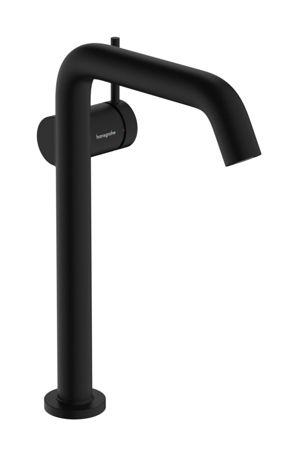 hansgrohe Tecturis S Einhebel-Waschtischmischer 240 Fine CoolStart EcoSmart+ für Aufsatzwaschtische ohne Ablaufgarnitur Mattschwarz, 73372670