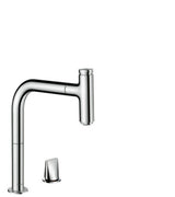 Hansgrohe HG 2-Loch SPTM 200 Metris Select M71 Ausziehauslauf 1jet sBox chrom, 73804000
