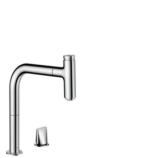 Hansgrohe HG 2-Loch SPTM 200 Metris Select M71 Ausziehauslauf 1jet sBox chrom, 73804000