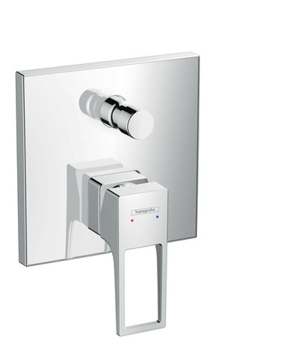 hansgrohe Metropol Einhebel-Wannenmischer Unterputz mit Bügelgriff für iBox universal Chrom, 74545000