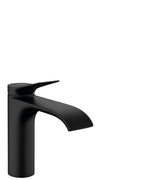 hansgrohe Vivenis Einhebel-Waschtischmischer 110 CoolStart mit Zugstangen-Ablaufgarnitur Mattschwarz, 75023670