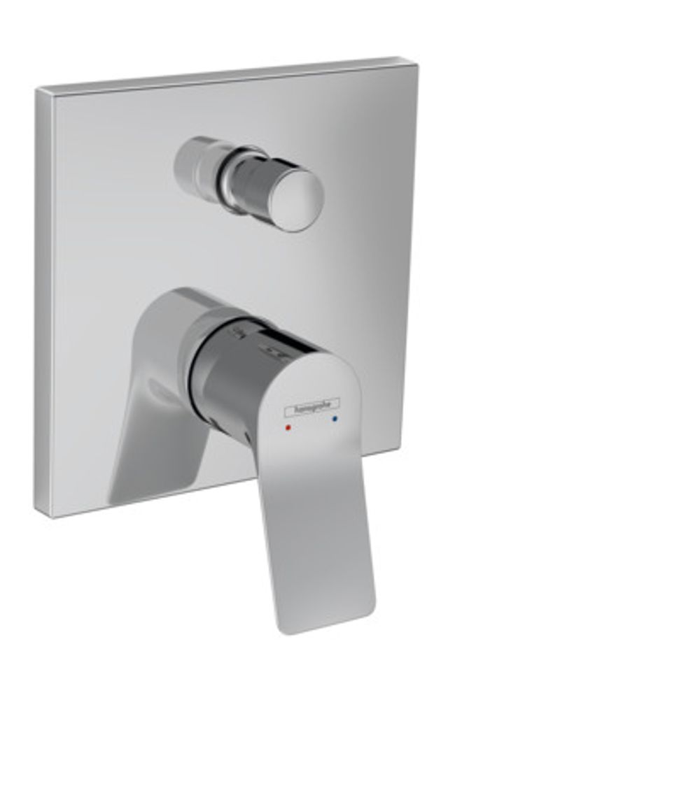 hansgrohe Vivenis Einhebel-Wannenmischer Unterputz mit integrierter Sicherungskombination nach EN1717 für iBox universal Chrom, 75416000