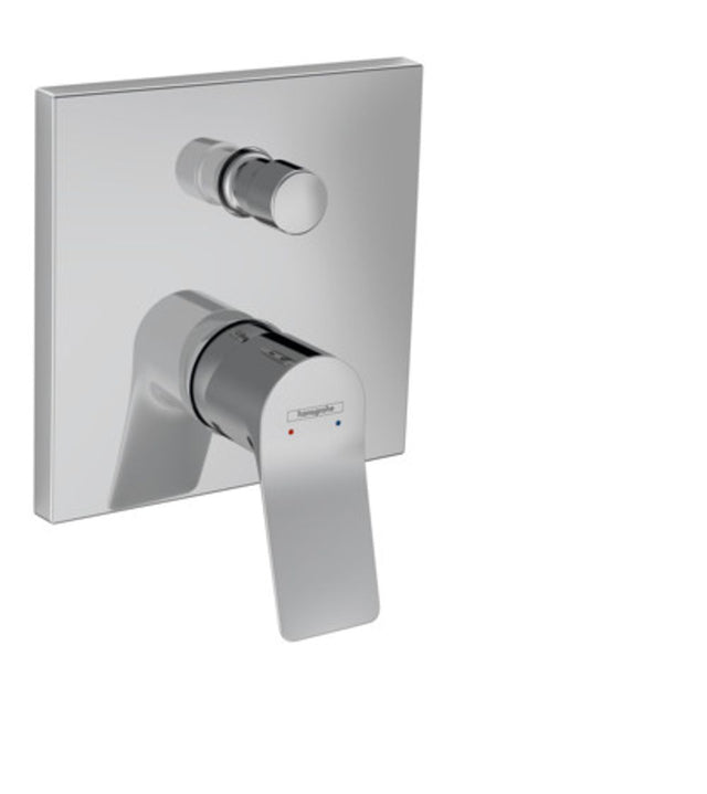 hansgrohe Vivenis Einhebel-Wannenmischer Unterputz mit integrierter Sicherungskombination nach EN1717 für iBox universal Chrom, 75416000