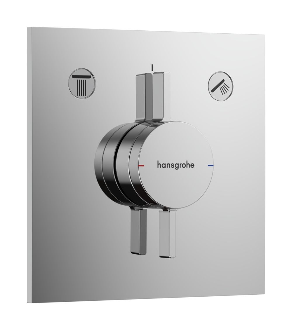 Hansgrohe HG DuoTurn E Mischer Unterputz für 2 Verbraucher Chrom, 75417000