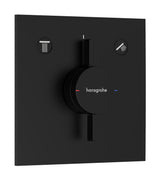 Hansgrohe HG DuoTurn E Mischer Unterputz für 2 Verbraucher Mattschwarz, 75417670