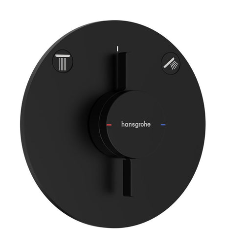 Hansgrohe HG DuoTurn S Mischer Unterputz für 2 Verbraucher Mattschwarz, 75418670
