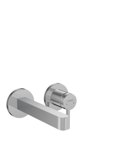 hansgrohe Finoris Einhebel-Waschtischmischer Unterputz für Wandmontage mit Auslauf 16,8 cm Chrom, 76051000
