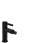 hansgrohe Finoris Einhebel-Bidetmischer mit Push-Open Ablaufgarnitur Mattschwarz, 76200670
