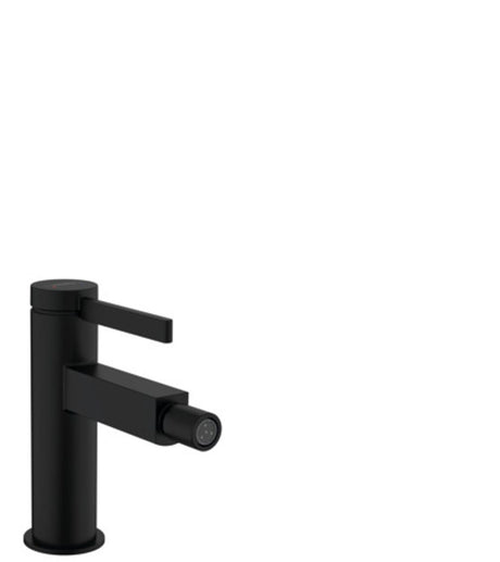 hansgrohe Finoris Einhebel-Bidetmischer mit Push-Open Ablaufgarnitur Mattschwarz, 76200670