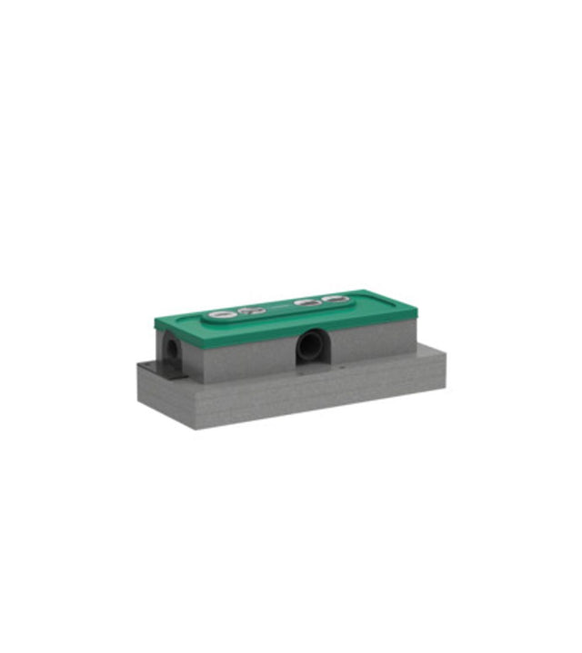 hansgrohe uBox universal Grundkörper Duschrinnen Ablaufgehäuse für flache Installation, 01000180