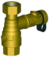 PNEUMATEX Kappenabsperrhahn DLV 20 Messing, RP 3/4, 5351434