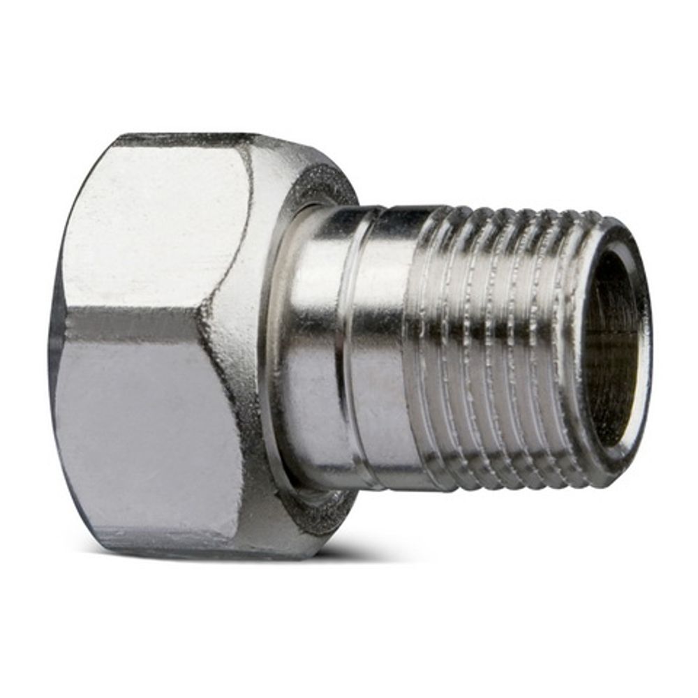 HEIMEIER Heizkörper-Anschlussverschr. R 3/8 x M 22, AMETAL-C vernickelt, 50701510