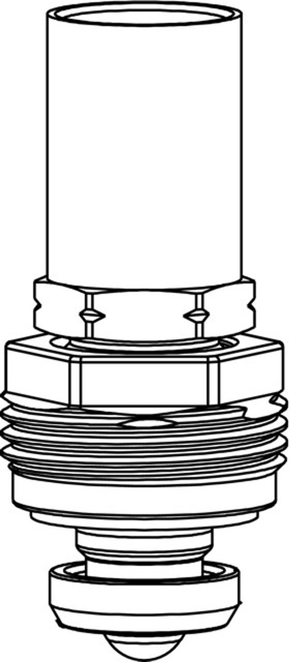 HEIMEIER Ersatz-Oberteil RTL mit 25 mm Messinghülse, ab Bj. 2012, 1305-02.300