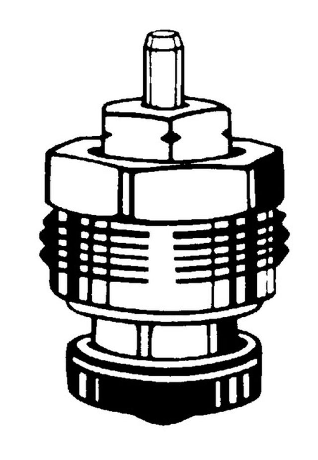 HEIMEIER Thermostat-Oberteil blaue Stopfbuchse, 2340-02.299
