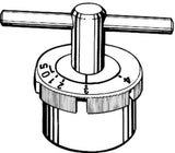 HEIMEIER Skalenschlüssel für Voreinstellung, zu Oberteil 4320 u. 4322, 4316-00.257