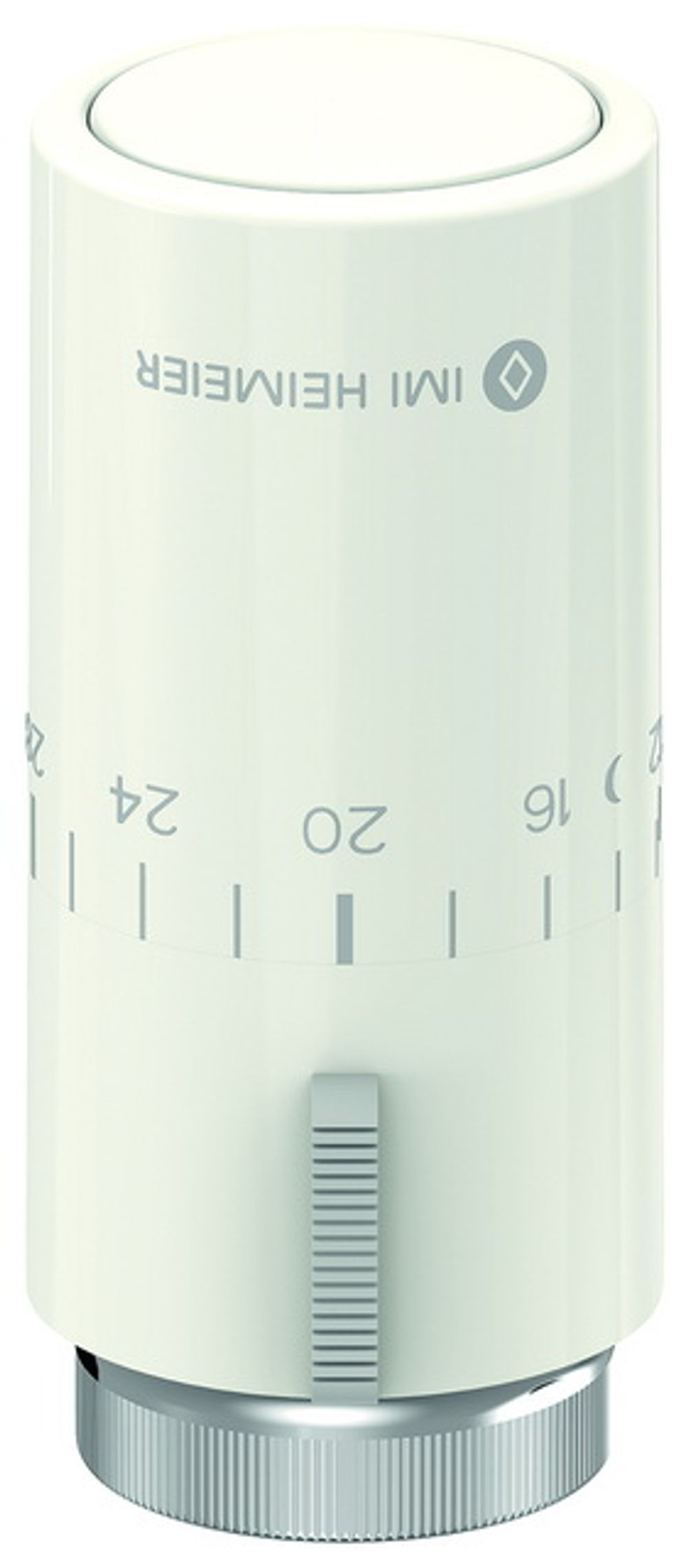 HEIMEIER Thermostat-Kopf Halo weiß RAL 9016, Einstellskala 6-28, 7500-00.500