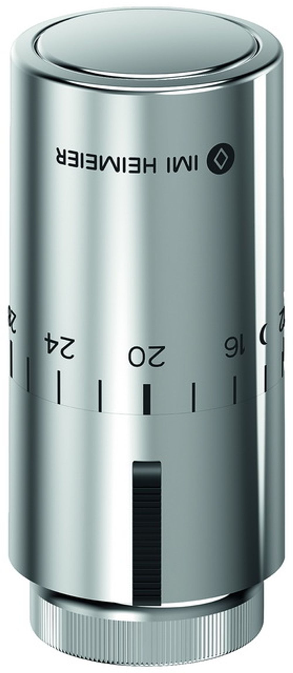 HEIMEIER Thermostat-Kopf Halo verchromt, Einstellskala 6-28, 7500-00.501