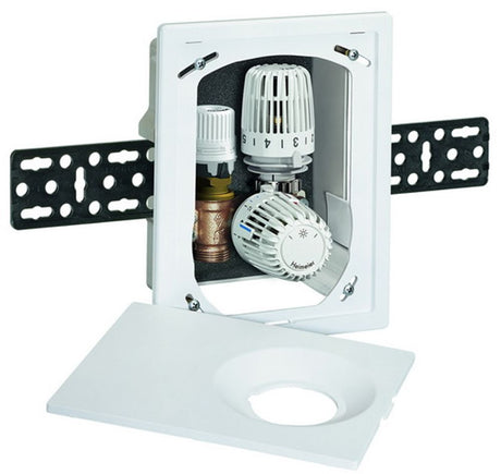 HEIMEIER UP-Kast. Multibox Eclipse K-RTL mit Th.-ventil und RTL, weiß RAL 9016, 9317-00.800