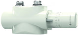 HEIMEIER Ventil Multilux 4-Eclipse-Set Halo, Autom. Durchflussregelung, weiß, 9690-58.800