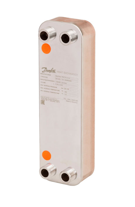 Danfoss gelöteter Wärmeübertrager MPHE XB 06L-1 26 PN25 G 3/4 A x 20mm, 004B2028