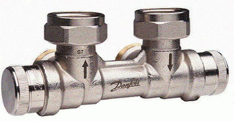 Danfoss dynamischer Hahnblock RLV-KDV für Ventil-HK R 1/2'', Eck mit VL links, 013G7872