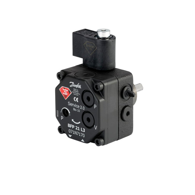 Danfoss Ölbrennerpumpe BFP LE21 L5 LE-S Düsenanschl: Li+Re,Drehrich, li,,24 l/h, 071N3136