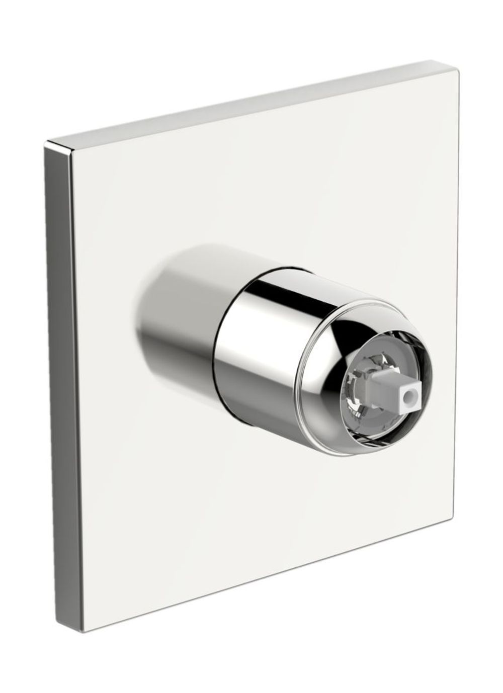 HANSA Fertigmontageset für Brausebatterie HANSAVAROX PRO 4055 Rosette eckig Chrom, 40559173