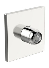 HANSA Fertigmontageset für Brausebatterie HANSAVAROX PRO 4055 Rosette eckig Chrom, 40559173