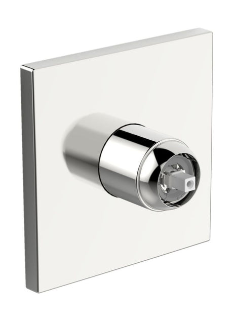 HANSA Fertigmontageset für Brausebatterie HANSAVAROX PRO 4055 Rosette eckig Chrom, 40559173