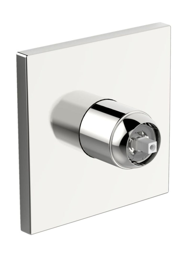 HANSA Fertigmontageset für Brausebatterie HANSAVAROX PRO 4055 Rosette eckig Chrom, 40559173