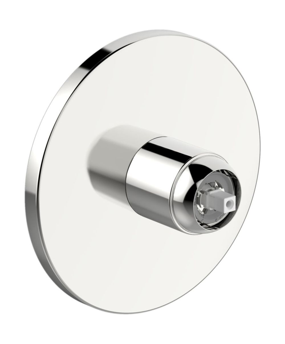 HANSA Fertigmontageset für Brausebatterie HANSAVAROX PRO 4055 Rosette rund Chrom, 40559183