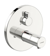 HANSA Fertigmontageset für Brausebatterie HANSAVAROX PRO 4057 Rosette rund Chrom, 40579083