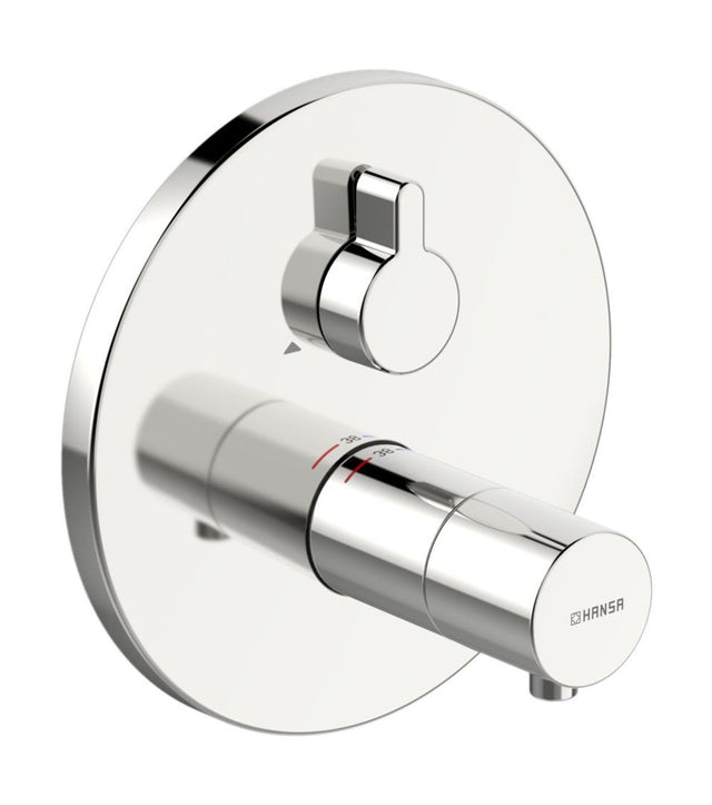 HANSA Fertigmontageset für Brausebatterie HANSAVAROX PRO 4057 Rosette rund Chrom, 40579083
