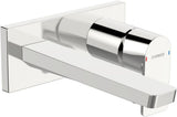 HANSA Einhebelmischer Fertigset für Waschtisch-Batterie HANSASTELA 4490 Rosette eckig Ausladung 214mm Chrom, 44902173