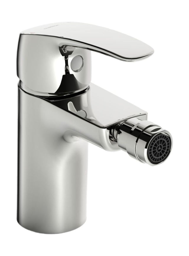 HANSA Einhebelmischer Bidetbatterie HANSAPINTO 4507 Zugstangenablaufgarnitur Ausladung 106 mm DN15 Chrom, 45073283