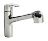 HANSA Einhebelmischer Küchenarmatur HANSAPINTO 4518 2-strahlig Ausladung 231 mm DN15 Chrom, 45182283