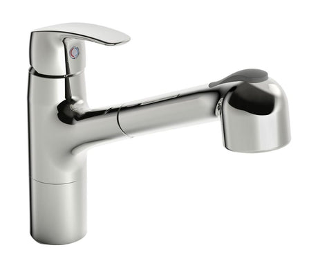 HANSA Einhebelmischer Küchenarmatur HANSAPINTO 4518 2-strahlig Ausladung 231 mm DN15 Chrom, 45182283