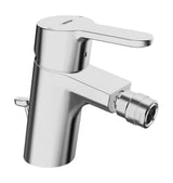 HANSA Einhebelmischer Bidetbatterie HANSAPRIMO 4943 Zugstangenablaufgarnitur Ausladung 107 mm DN15 Chrom, 49433203