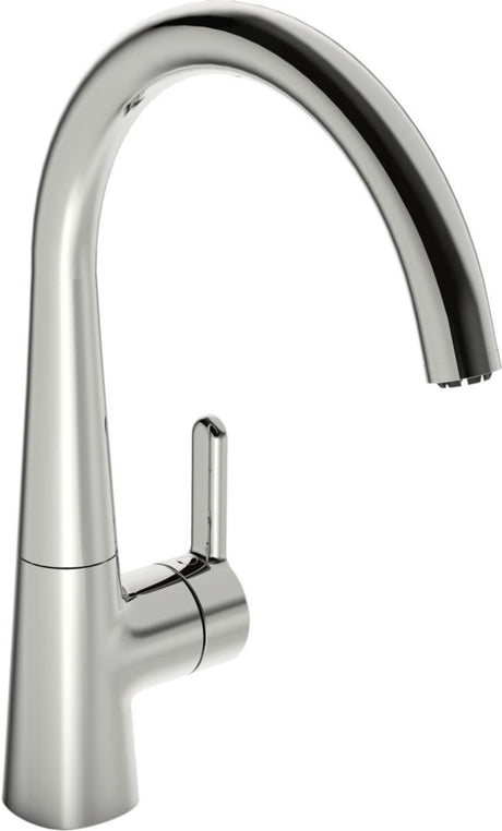 HANSA Einhebelmischer Küchenarmatur, Niederdruck HANSADESIGNO Style 5102 Ausladung 200 mm DN15 Chrom, 51021183