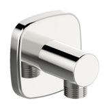 HANSA Wandanschlussbogen rund HANSALIVING 5118 Rosette soft edge G1/2 DN15 Chrom, 51180193