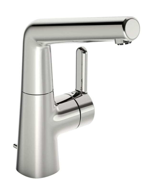 HANSA Einhebelmischer Waschtischbatterie, Niederdruck HANSADESIGNO Style 5121 Zugstangenablaufgarnitur Ausladung 151 mm DN15, 51211183