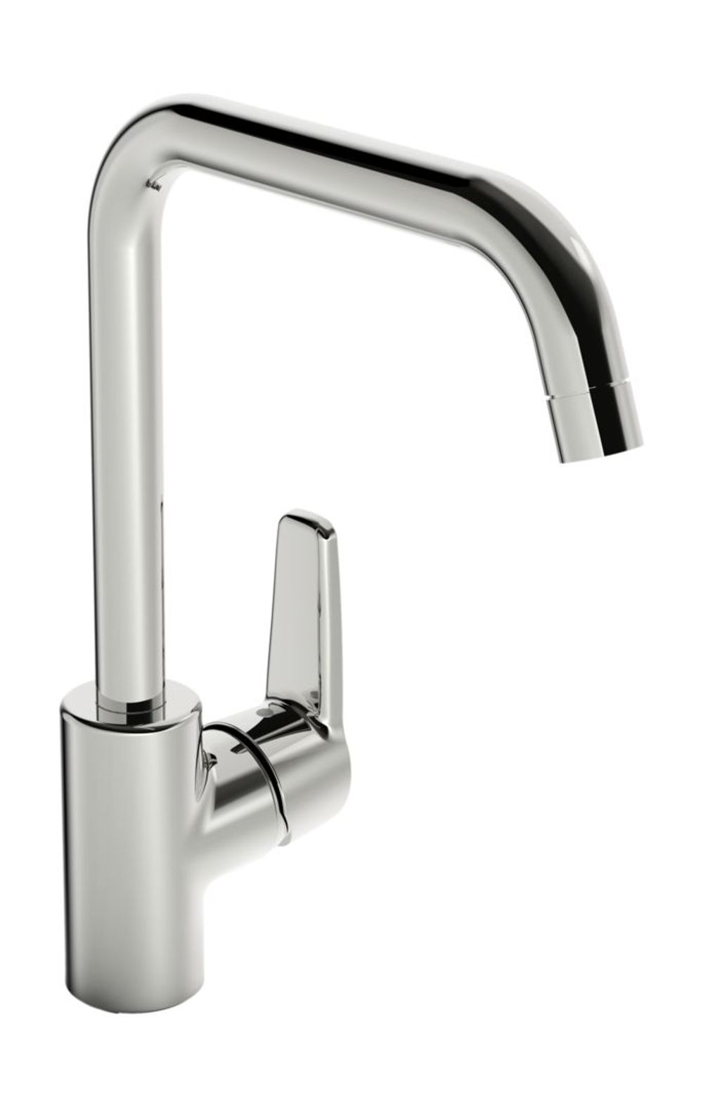 HANSA Einhebelmischer Küchenarmatur HANSAPOLO 5156 Ausladung 203 mm DN15 Chrom, 51562293